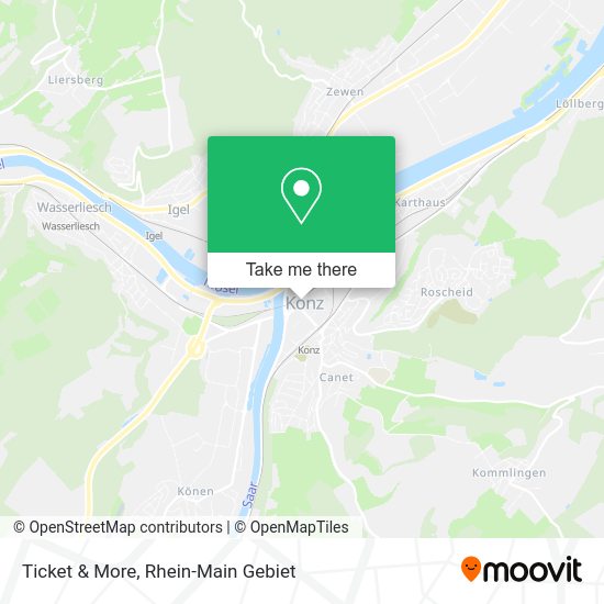 Карта Ticket & More