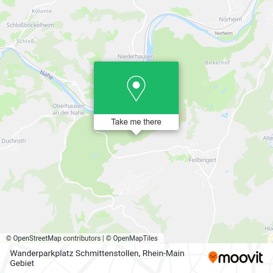 Карта Wanderparkplatz Schmittenstollen