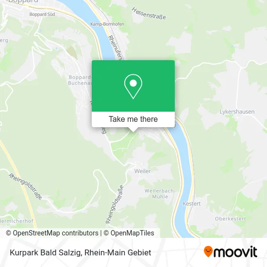 Карта Kurpark Bald Salzig