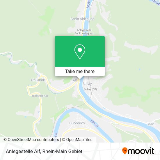 Карта Anlegestelle Alf