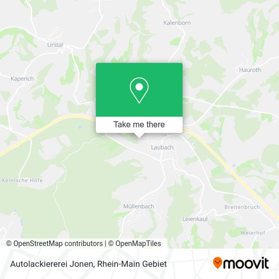 Карта Autolackiererei Jonen