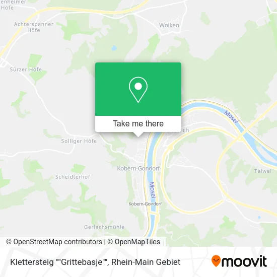 Карта Klettersteig ""Grittebasje""
