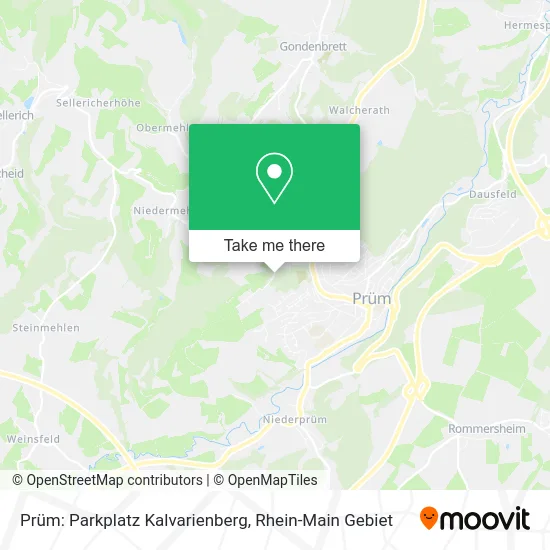 Карта Prüm: Parkplatz Kalvarienberg