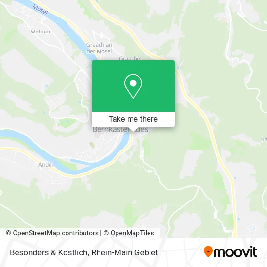 Карта Besonders & Köstlich