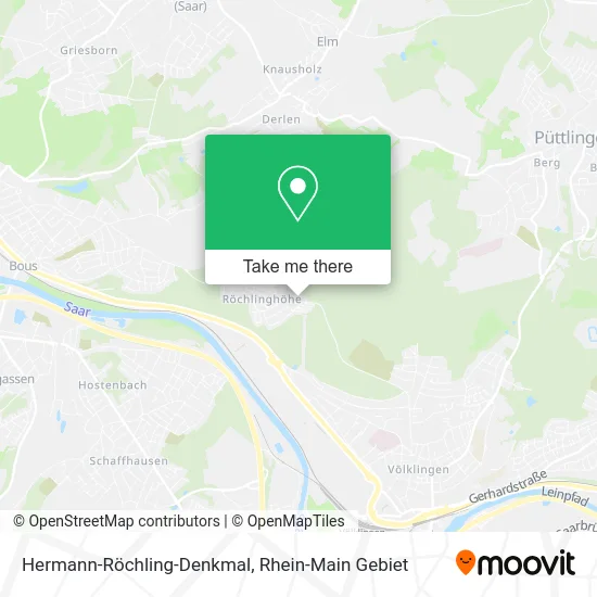 Карта Hermann-Röchling-Denkmal