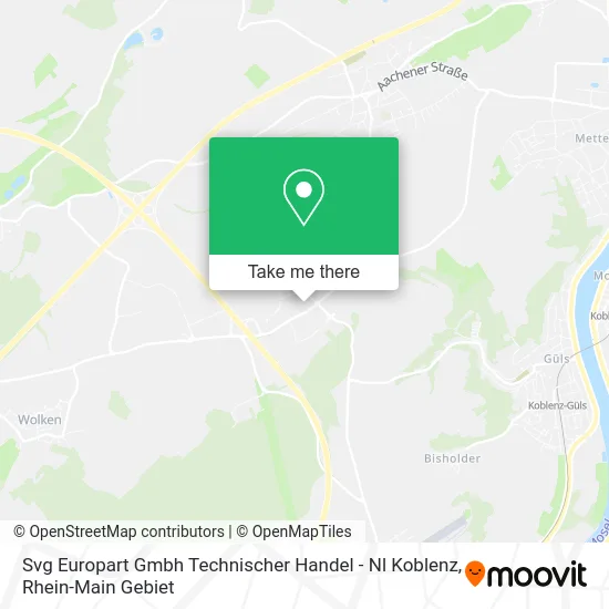 Карта Svg Europart Gmbh Technischer Handel - Nl Koblenz
