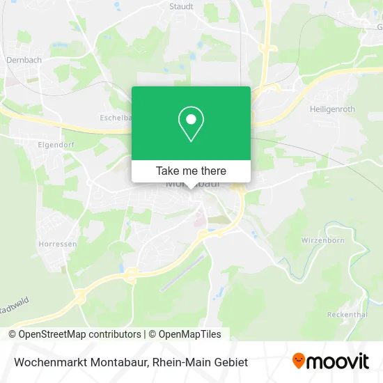 Карта Wochenmarkt Montabaur