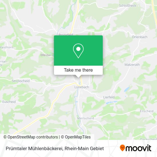 Карта Prümtaler Mühlenbäckerei