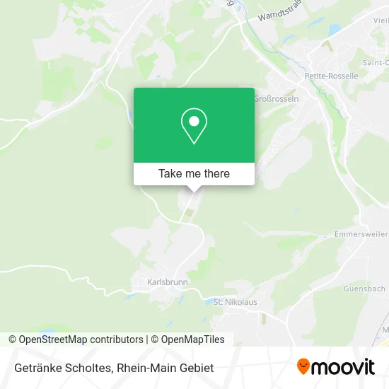 Карта Getränke Scholtes