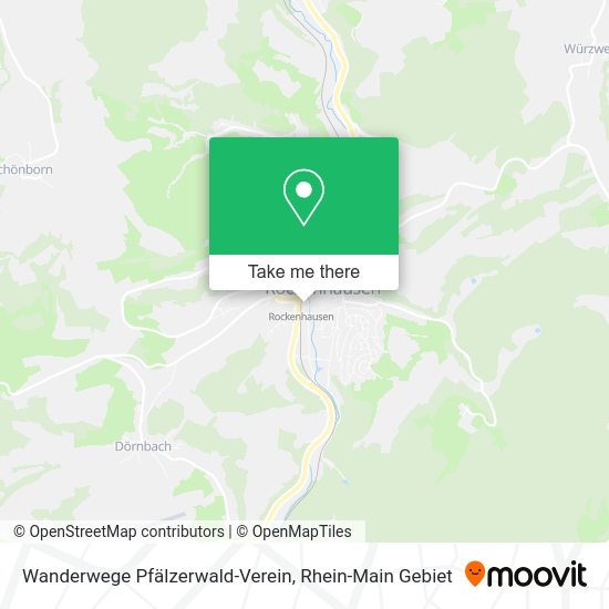 Карта Wanderwege Pfälzerwald-Verein