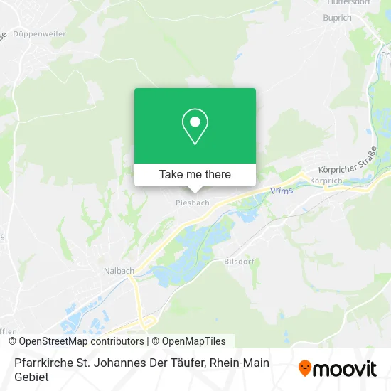 Карта Pfarrkirche St. Johannes Der Täufer