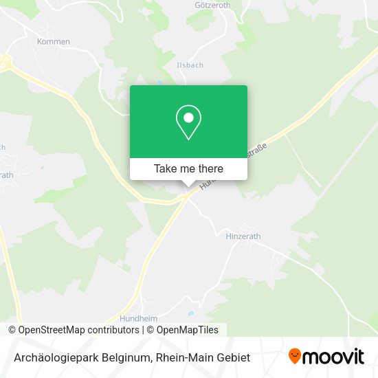 Карта Archäologiepark Belginum
