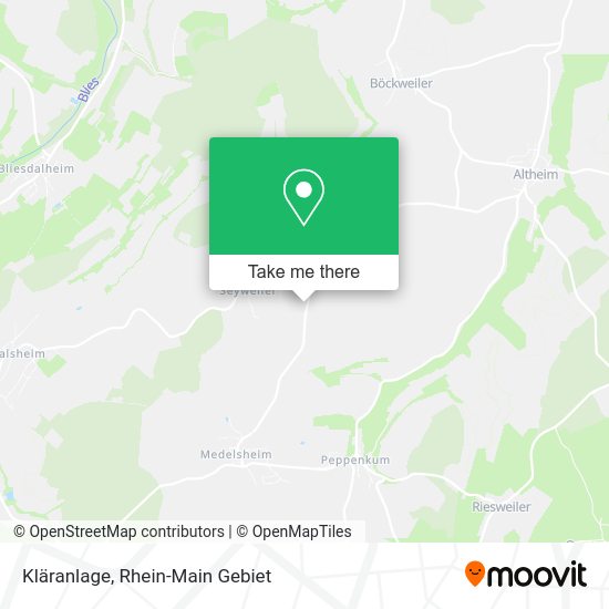 Карта Kläranlage