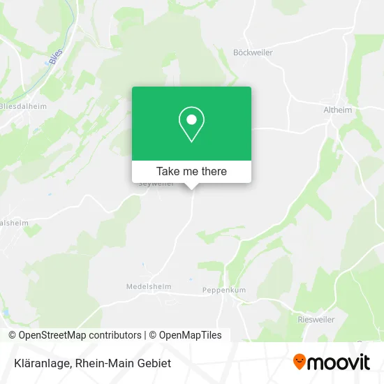 Карта Kläranlage