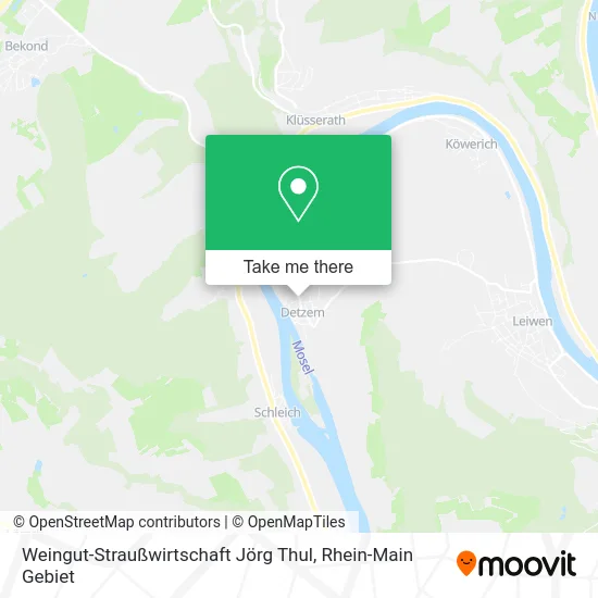 Карта Weingut-Straußwirtschaft Jörg Thul