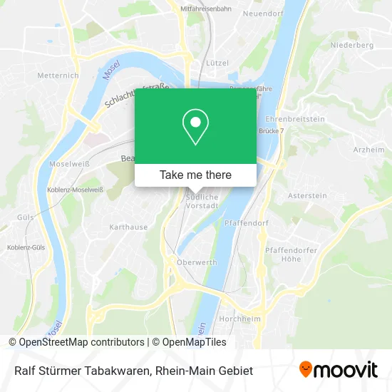 Карта Ralf Stürmer Tabakwaren