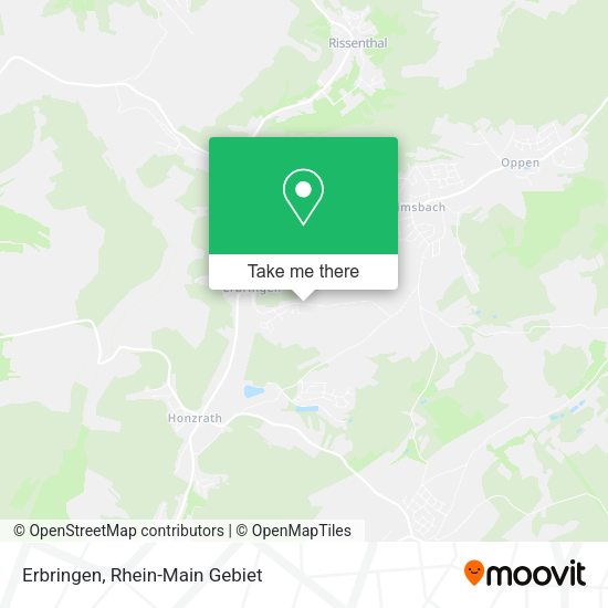 Карта Erbringen