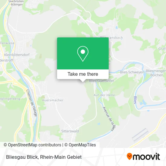 Карта Bliesgau Blick