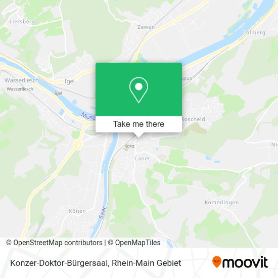 Карта Konzer-Doktor-Bürgersaal