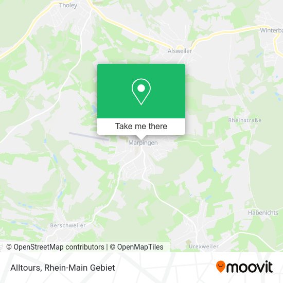 Карта Alltours