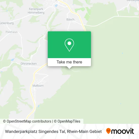 Карта Wanderparkplatz Singendes Tal