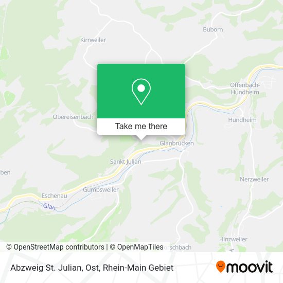 Карта Abzweig St. Julian, Ost