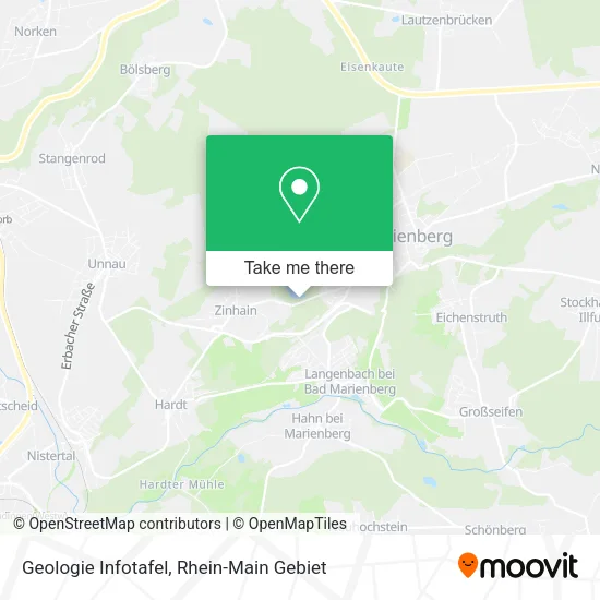 Карта Geologie Infotafel