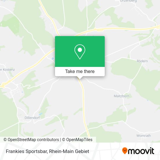 Карта Frankies Sportsbar