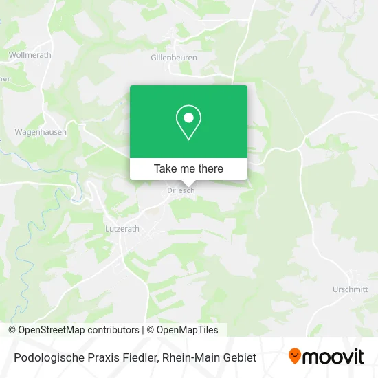 Карта Podologische Praxis Fiedler