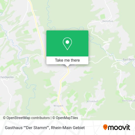 Карта Gasthaus ""Der Stamm""
