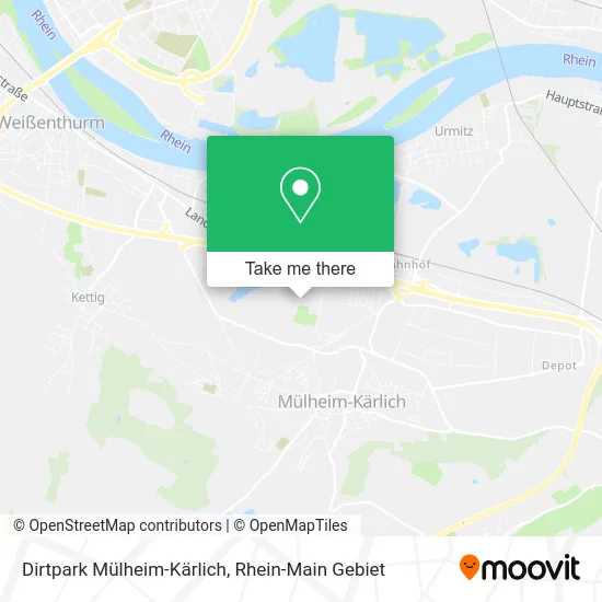 Карта Dirtpark Mülheim-Kärlich