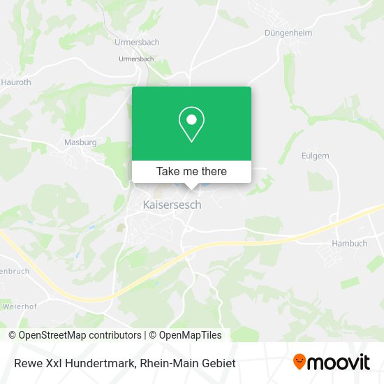 Карта Rewe Xxl Hundertmark