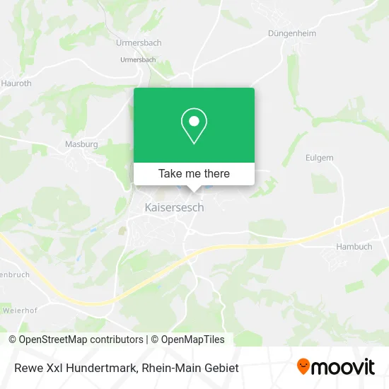 Карта Rewe Xxl Hundertmark