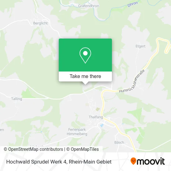 Карта Hochwald Sprudel Werk 4