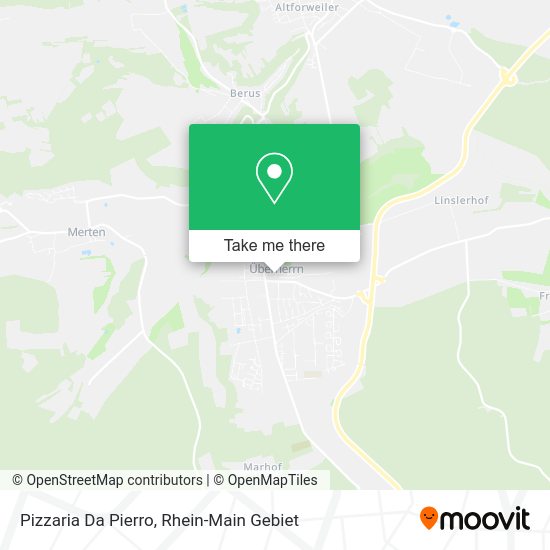 Карта Pizzaria Da Pierro