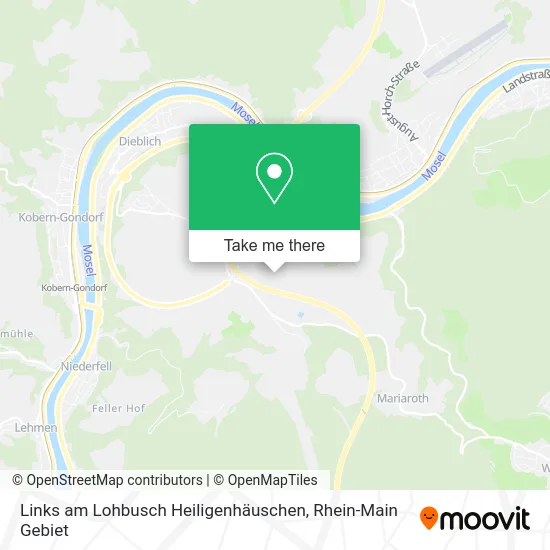 Карта Links am Lohbusch Heiligenhäuschen