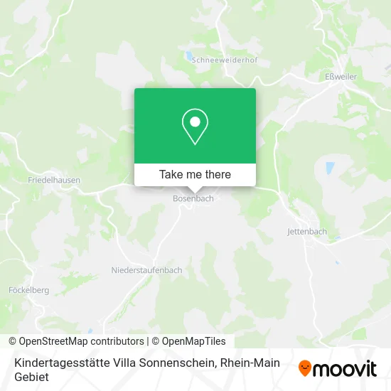 Карта Kindertagesstätte Villa Sonnenschein