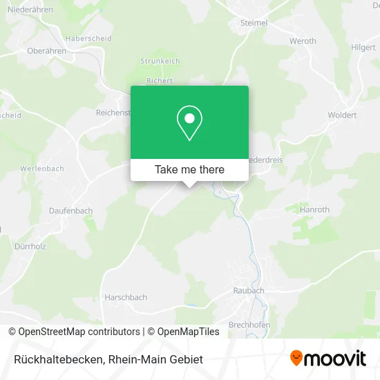 Карта Rückhaltebecken