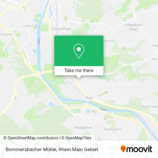 Карта Bommersbacher Mühle