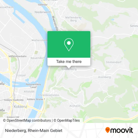 Карта Niederberg
