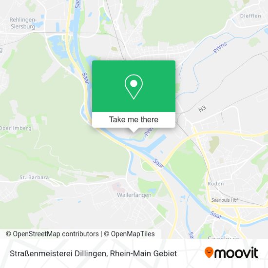 Карта Straßenmeisterei Dillingen