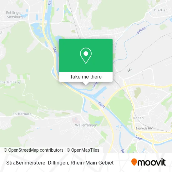 Карта Straßenmeisterei Dillingen