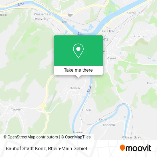 Карта Bauhof Stadt Konz