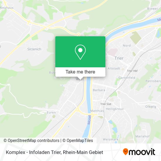 Карта Komplex - Infoladen Trier