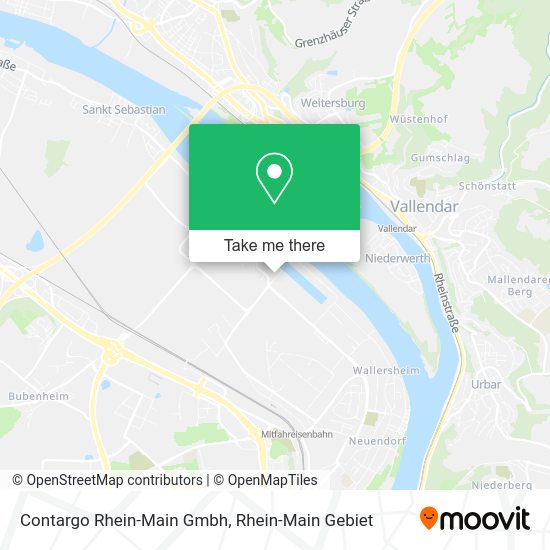Карта Contargo Rhein-Main Gmbh
