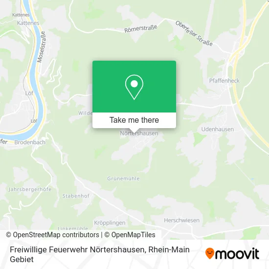 Карта Freiwillige Feuerwehr Nörtershausen