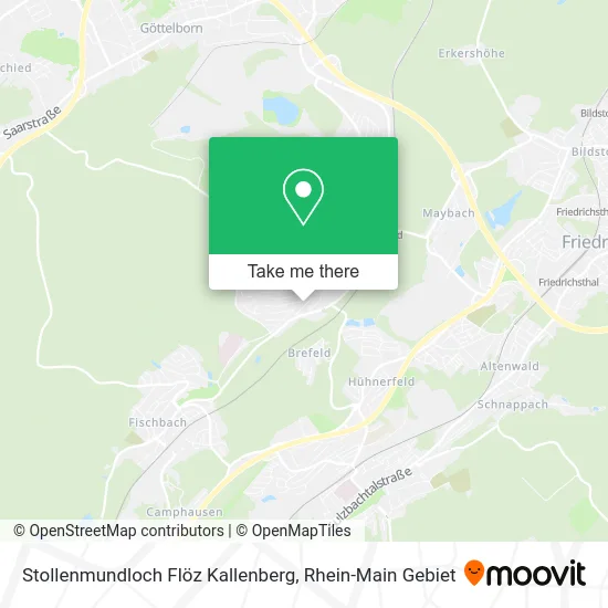 Карта Stollenmundloch Flöz Kallenberg