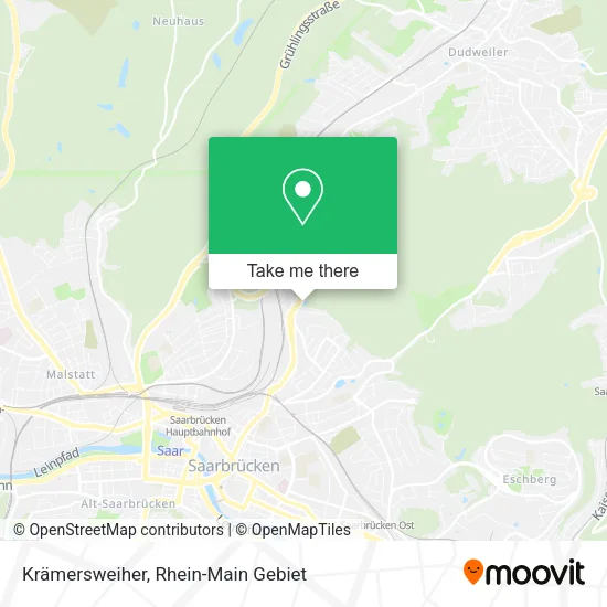 Карта Krämersweiher