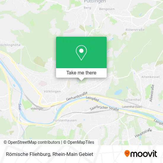 Карта Römische Fliehburg