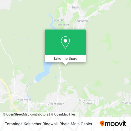 Карта Toranlage Keltischer Ringwall
